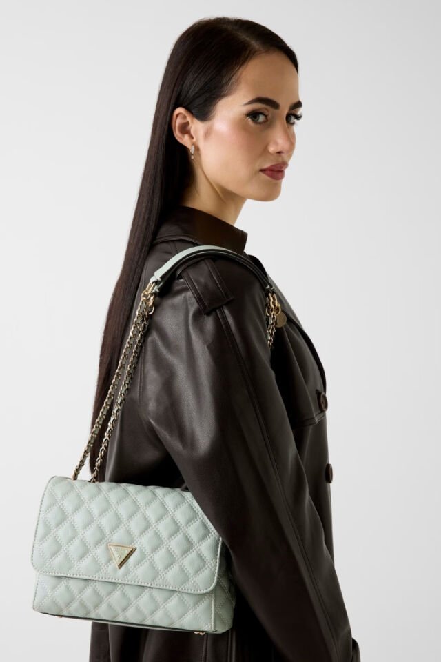 Guess  Giully Çapraz Çanta Açık Yeşil