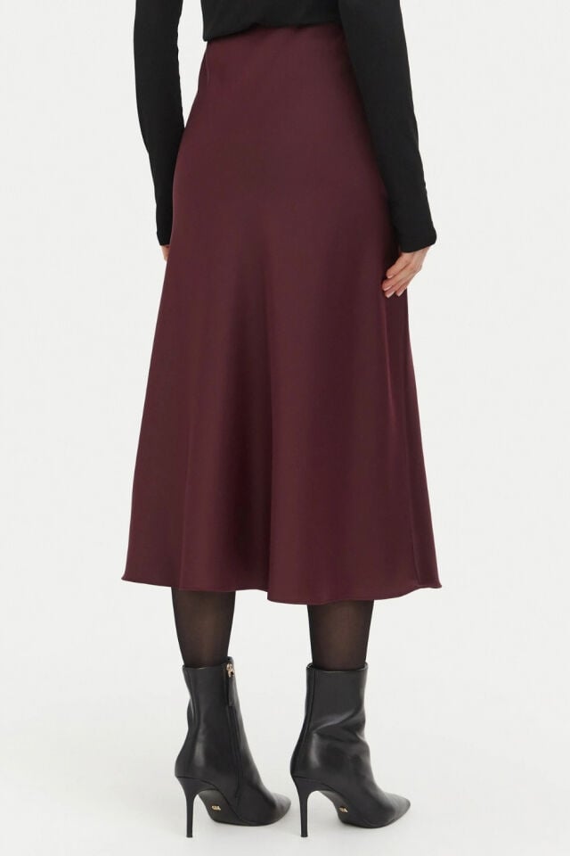 Guess Midi Etek Normal Kesim Bordo