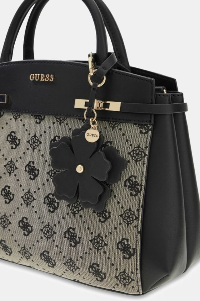 Guess Melinda Logo El Çantası Siyah