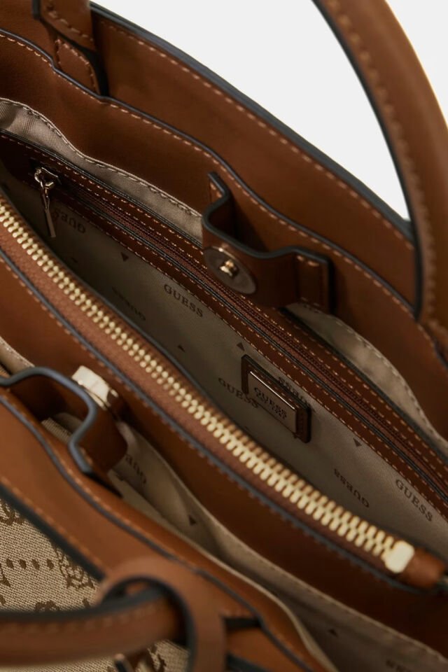 Guess Melinda Logo El Çantası Bej