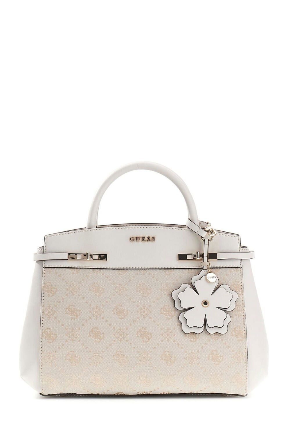 Guess Melinda Logo El Çantası Ekru