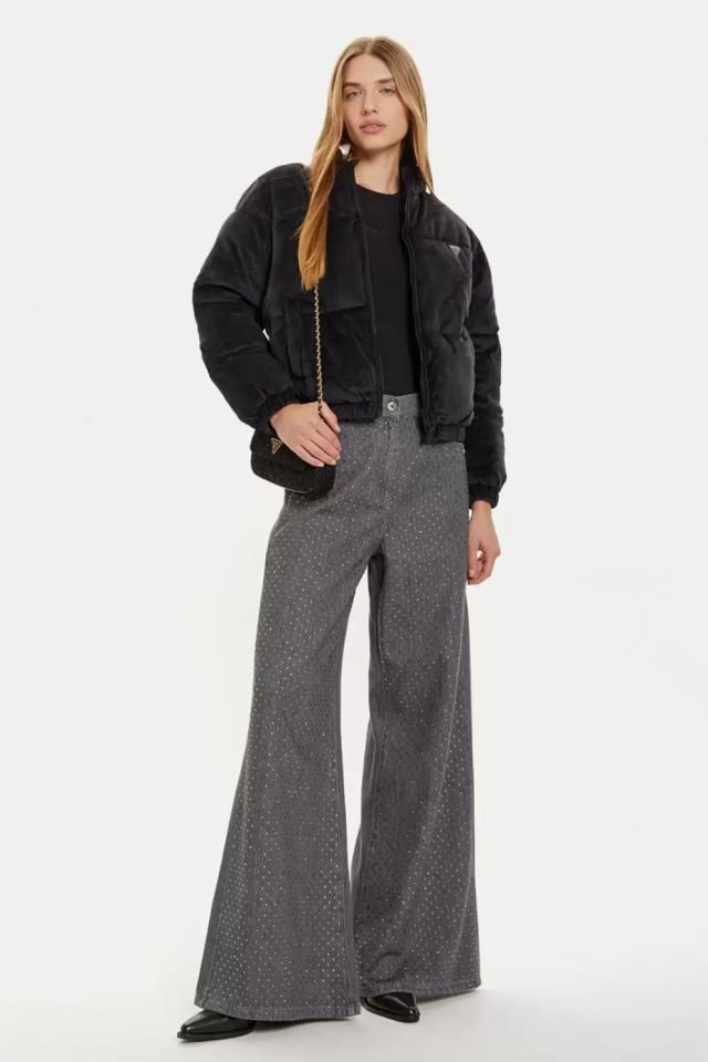 Guess Couture Şişme Mont Siyah