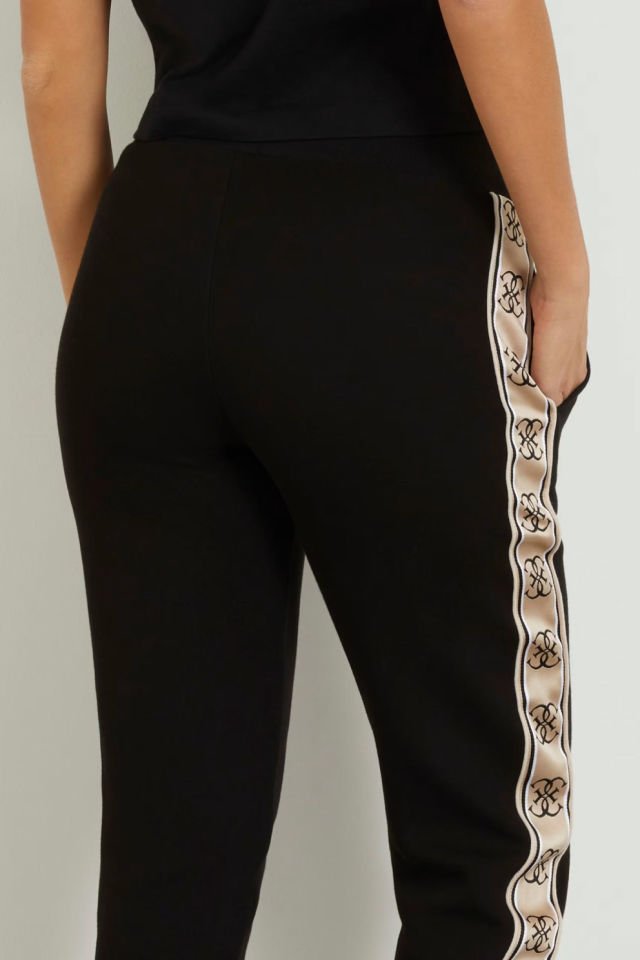 Guess Yanı Logolu Jogger Pantolon Siyah