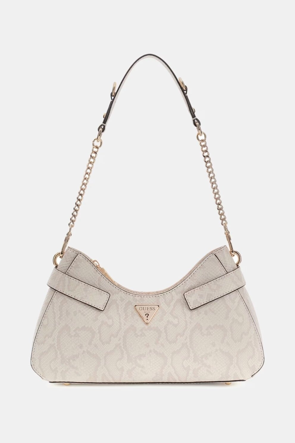 Guess Serenova Hayvan Desenli Omuz Çantası Beyaz