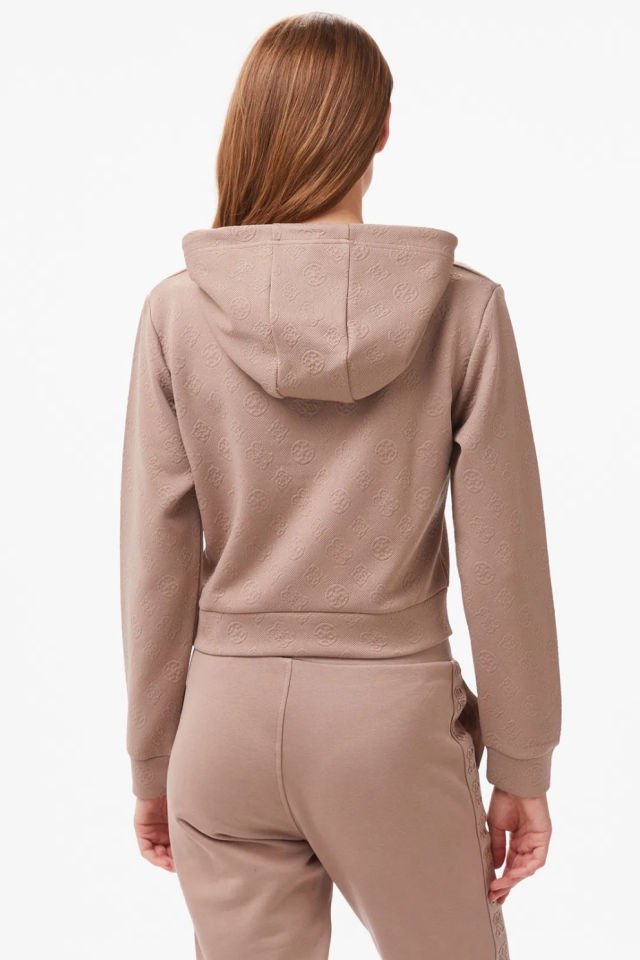 Guess Peony Logolu Sweatshirt Bej