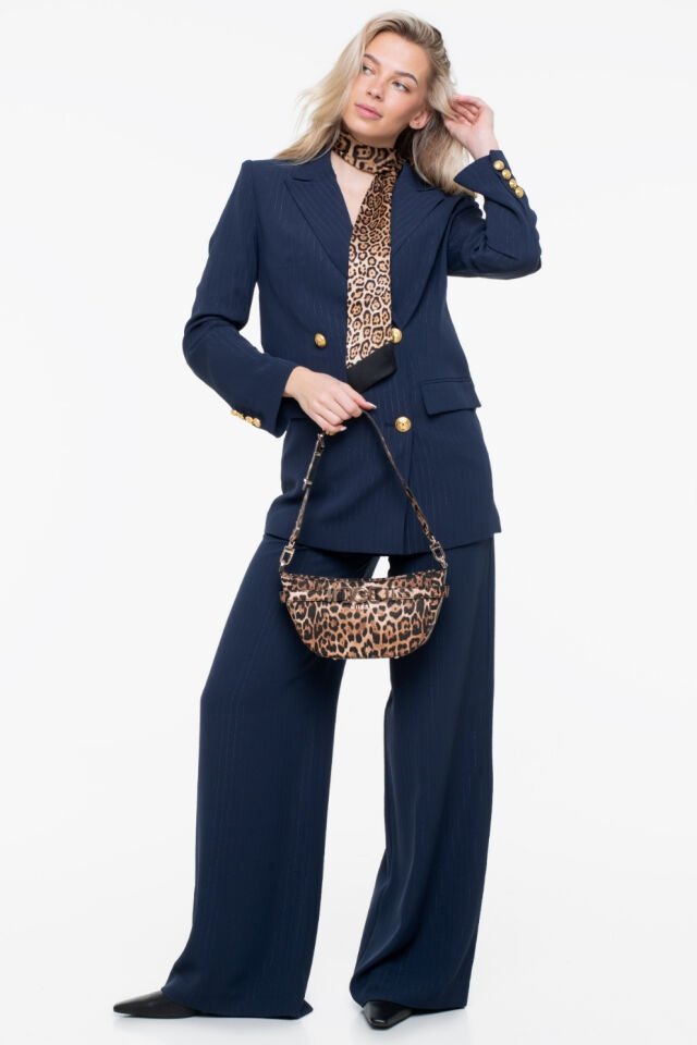 Guess Cirene Omuz Çantası, Leopar Desenli