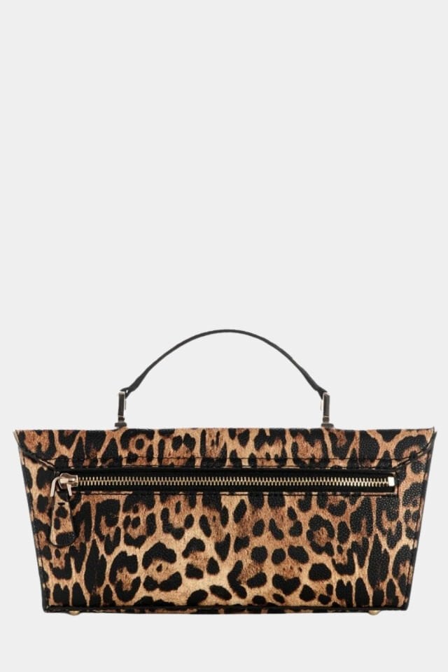 Guess Cirene Patent El Çantası Hayvan Desenli