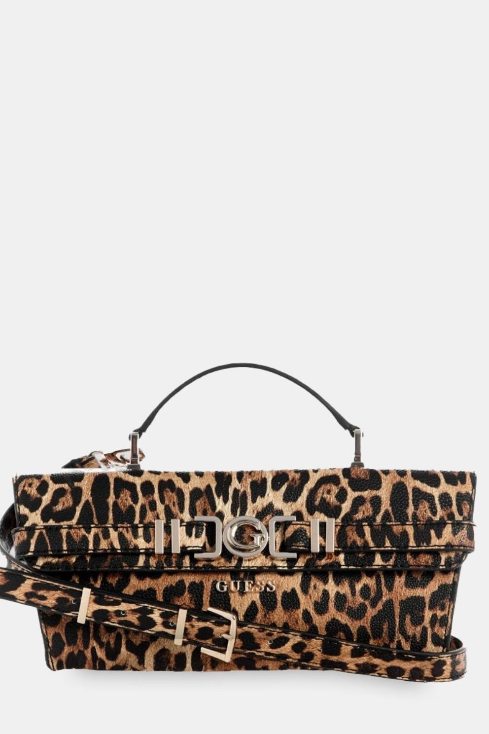 Guess Cirene Patent El Çantası Hayvan Desenli