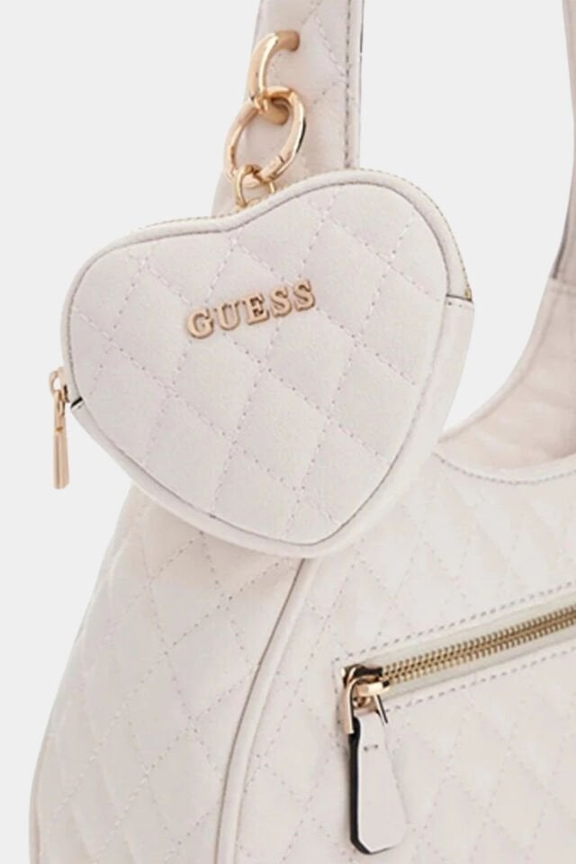 Guess Atabey Kadın Omuz Çantası Beyaz