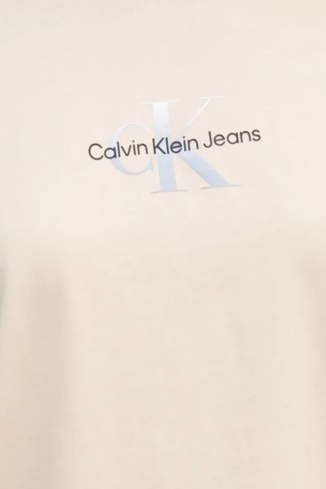 Calvin Klein Monogram Tişört Bej