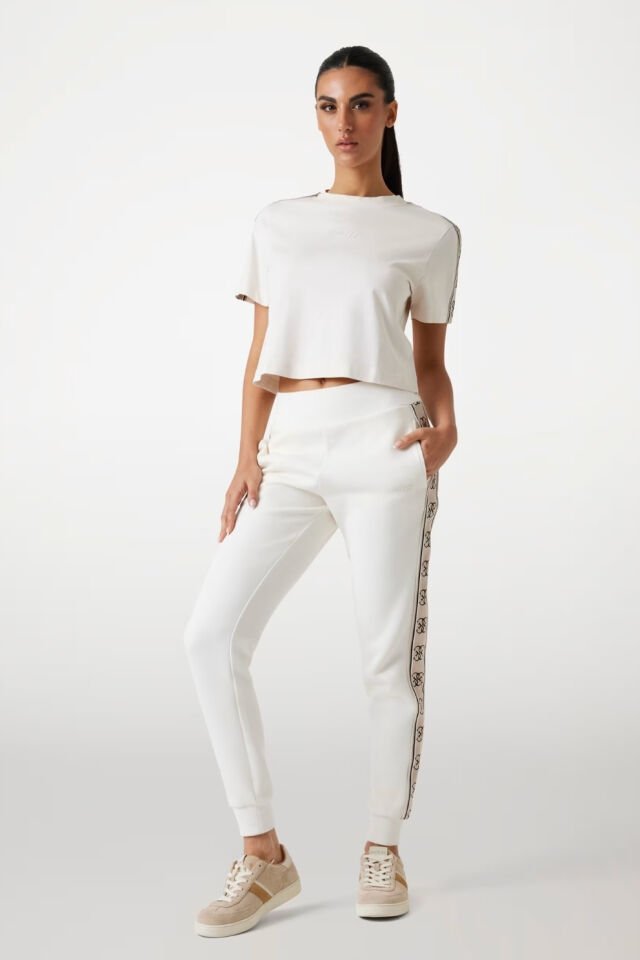 Guess Kadın T-Shirt Krem