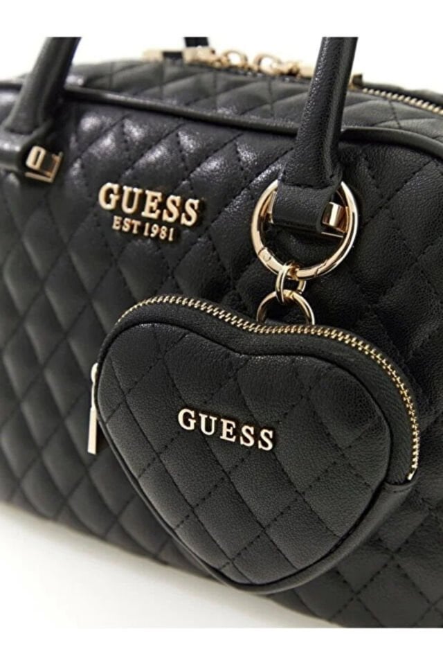Guess Atabey Kutu Kadın Siyah El Çantası