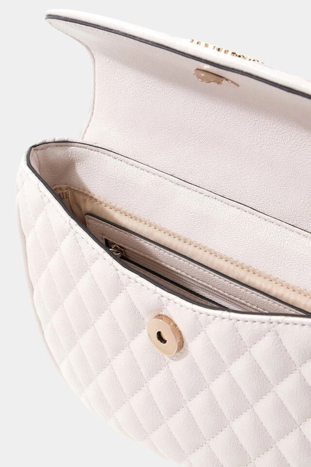 Guess Atabey Çapraz Askılı Kadın Omuz Çantası Beyaz