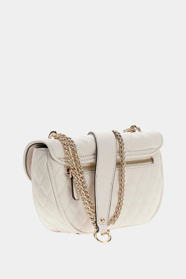 Guess Atabey Çapraz Askılı Kadın Omuz Çantası Beyaz