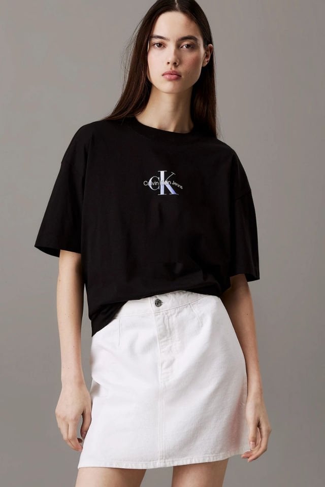 Calvin Klein Monogram Tişört Siyah