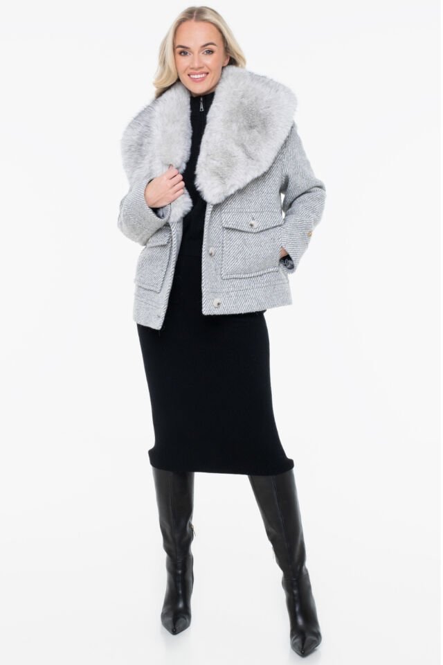 Guess Marciano Yün Palto Gri