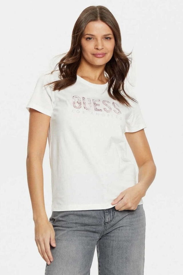 Guess Kadın Tişörtü Beyaz