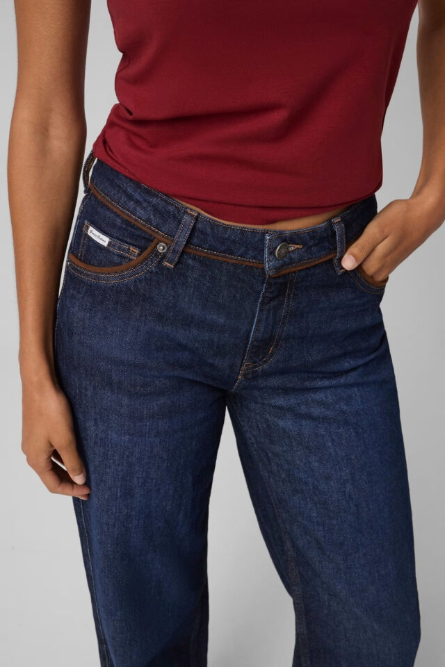 Guess G11 Geniş Paçalı Kot Pantolon