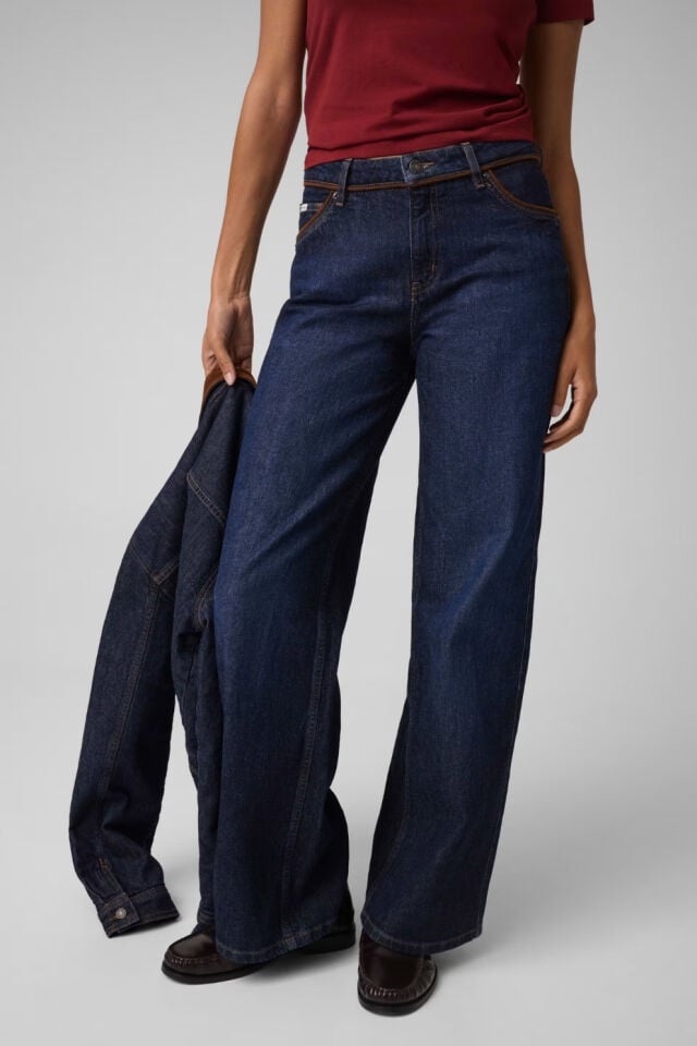 Guess G11 Geniş Paçalı Kot Pantolon