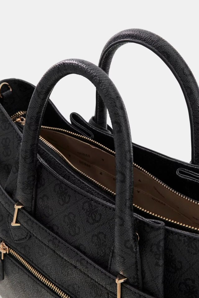 Guess Yesba Logo Logolu El Çantası Siyah