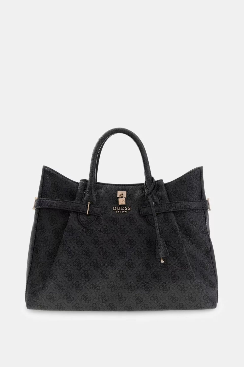 Guess Yesba Logo Logolu El Çantası Siyah