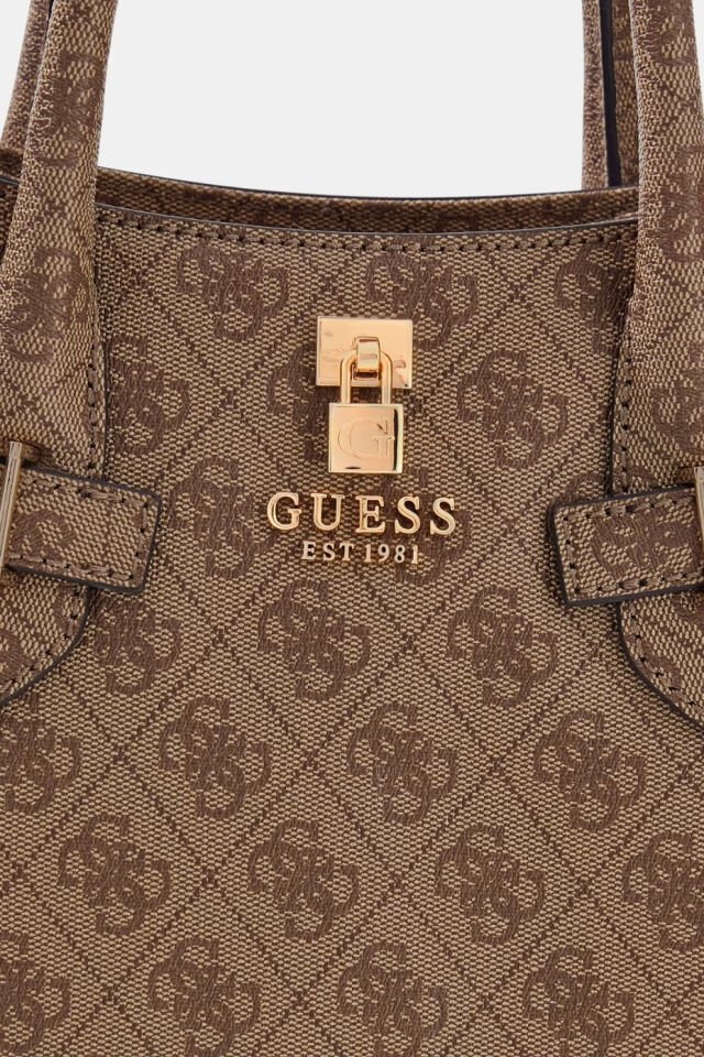 Guess Yesba Logo Logolu El Çantası Bej