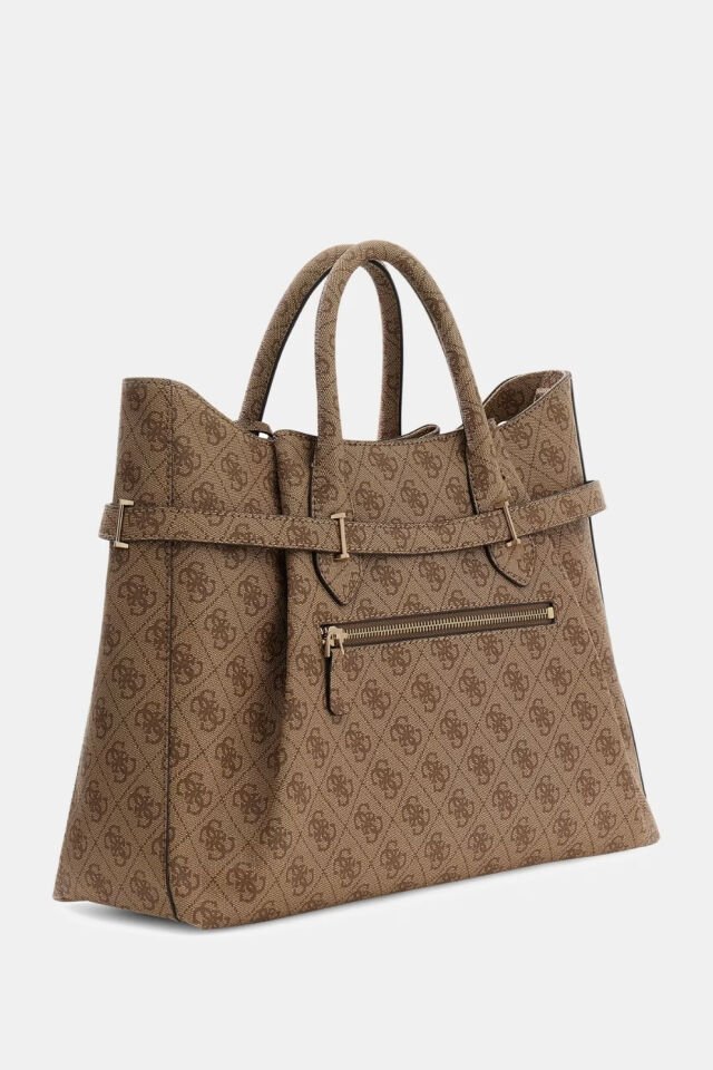 Guess Yesba Logo Logolu El Çantası Bej