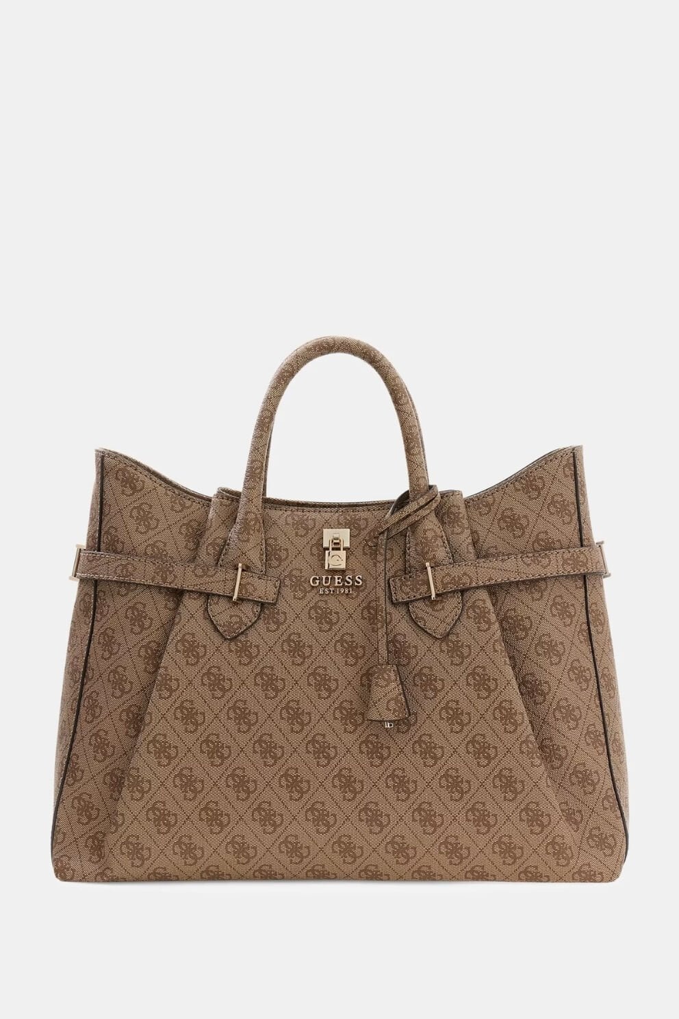 Guess Yesba Logo Logolu El Çantası Bej