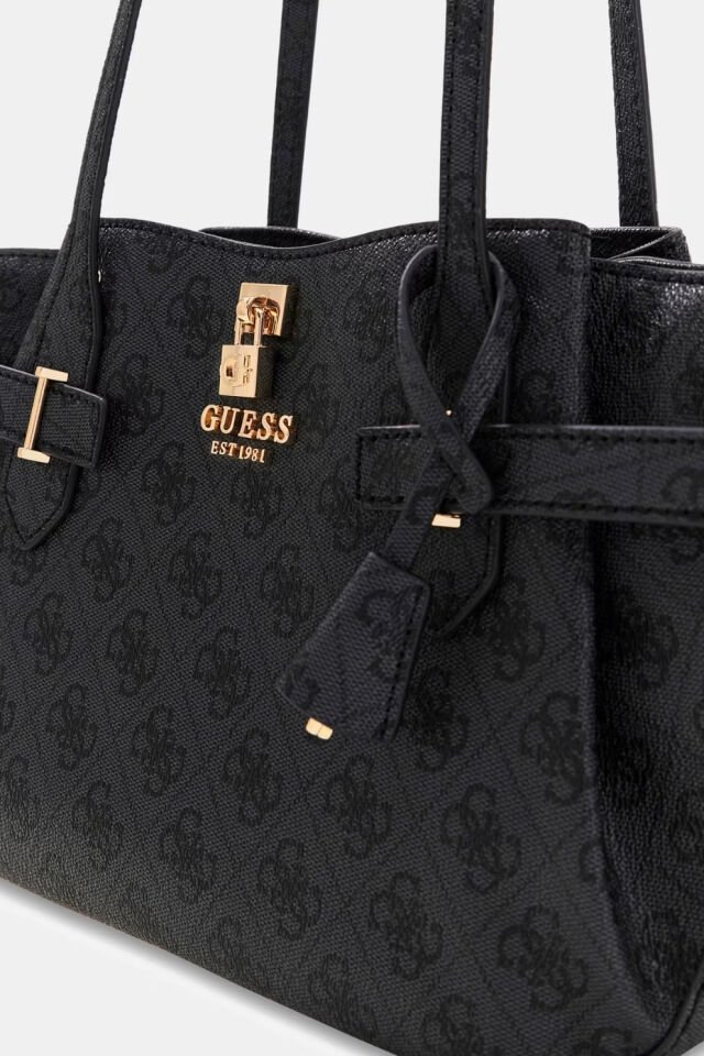 Guess Yesba Logo Omuz Çantası Siyah