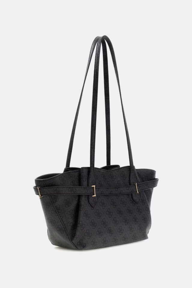 Guess Yesba Logo Omuz Çantası Siyah