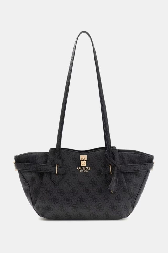 Guess Yesba Logo Omuz Çantası Siyah