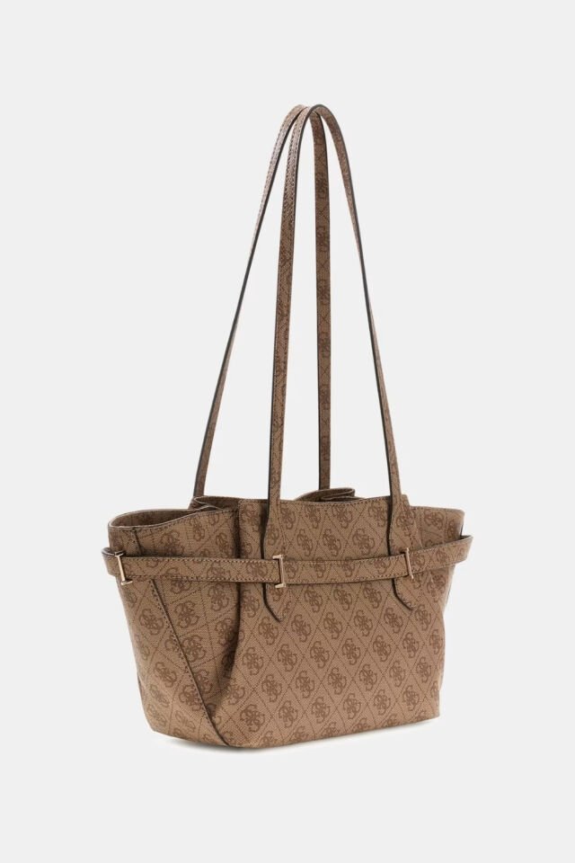 Guess Yesba Logo Omuz Çantası Bej