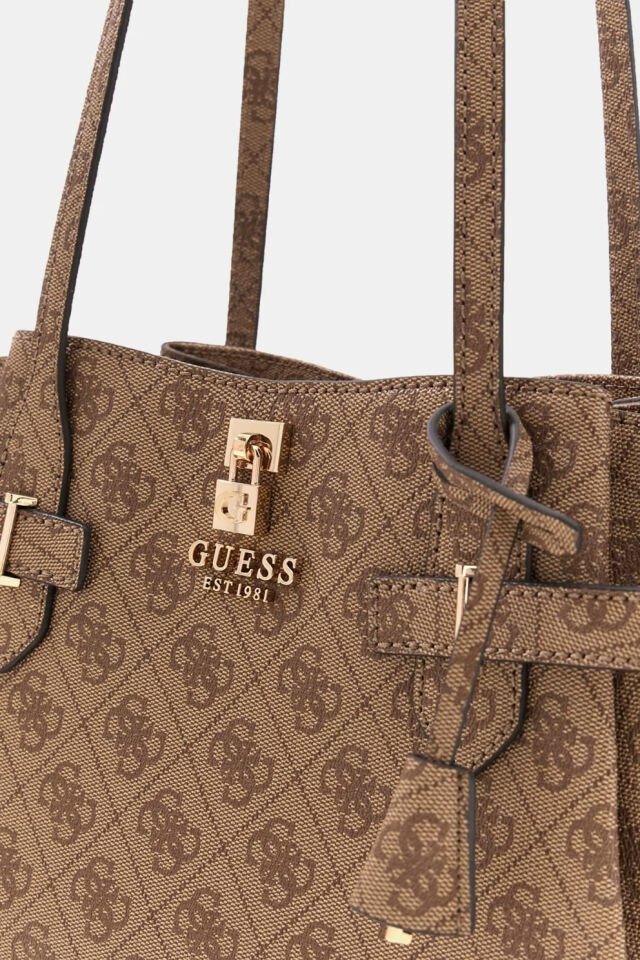 Guess Yesba Logo Omuz Çantası Bej
